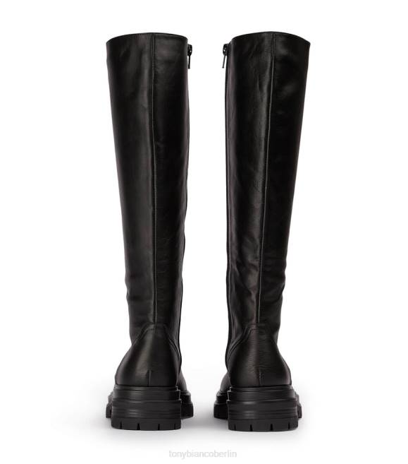kniehohe Stiefel| de Tony Bianco Frauen Wanda-Kalbsstiefel schwarzes Venedig 4624426